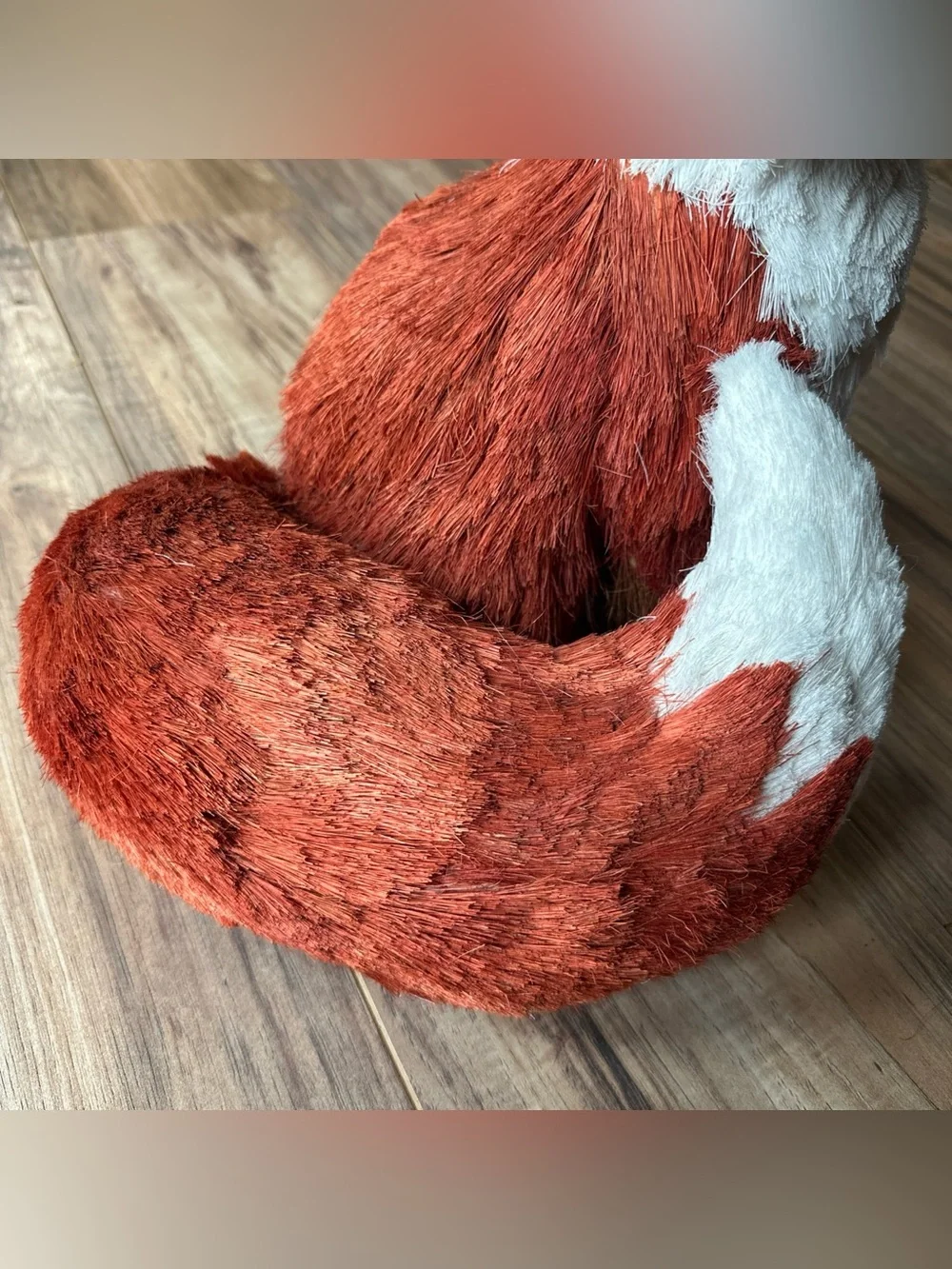 Pier 1 Sisal Fox With Flower Crown 14.5” Tall Large Straw Rare HTF Floral